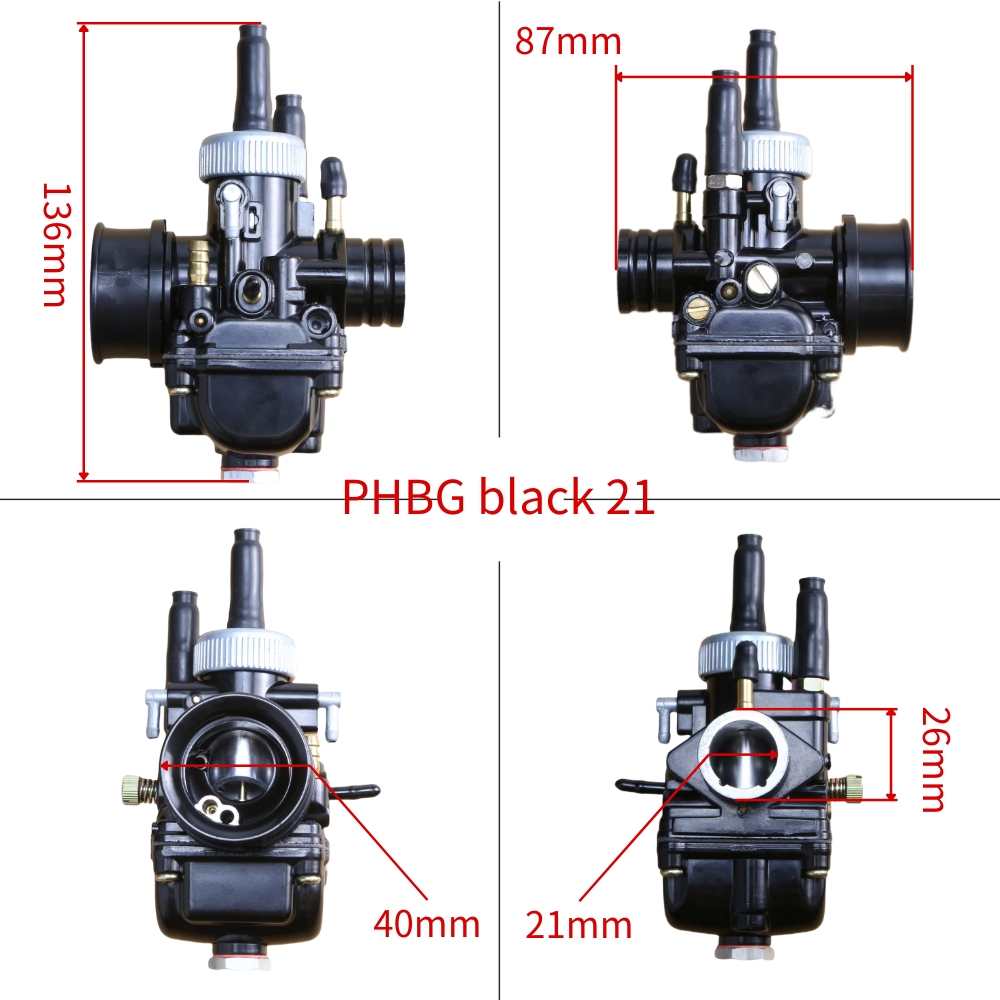 Phbg Carburetor 21mm  black--19005353