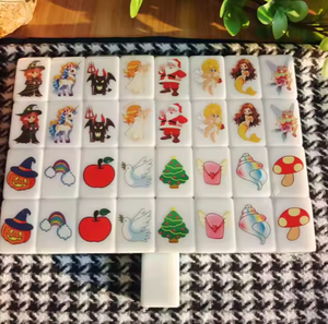 Les clients du <span class=keywords><strong>jeu</strong></span> de divertissement <span class=keywords><strong>traditionnel</strong></span> <span class=keywords><strong>chinois</strong></span> <span class=keywords><strong>Mahjong</strong></span> peuvent personnaliser les modèles de bricolage pour imprimer <span class=keywords><strong>Mahjong</strong></span> - Product Image 2