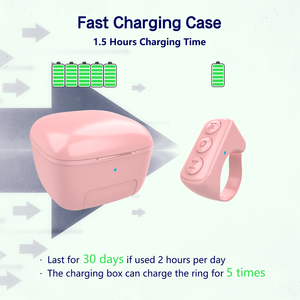 Télécommande Ring pour l'enregistrement de vidéos TikTok, déclencheur de caméra sans fil pour <span class=keywords><strong>iPhone</strong></span>, iPad, Android, Kindle App - Product Image 6