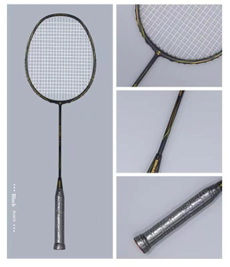 <span class=keywords><strong>Raquette</strong></span> <span class=keywords><strong>de</strong></span> <span class=keywords><strong>badminton</strong></span> <span class=keywords><strong>de</strong></span> compétition haute intensité avec structure durable pour un entraînement prolongé, fabriquée en fibre <span class=keywords><strong>de</strong></span> carbone intégrale - Product Image 2