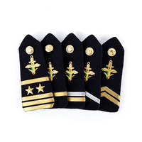 Épaulettes tactiques personnalisées pour uniforme, fabriquées en Arabie Saoudite, avec épingles en métal, broderies et badges pour uniforme