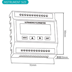 Aice Tech Nieuwe Technologie Draagbare Olie Ultrasone Flowmeter Ultrasone Clamp Op Vloeibare <span class=keywords><strong>Flow</strong></span> <span class=keywords><strong>Meter</strong></span> - Product Image 4