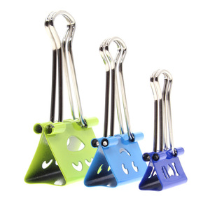 19mm 25mm đầy màu sắc kim loại chất kết dính clip cho văn phòng trường học - Product Image 2