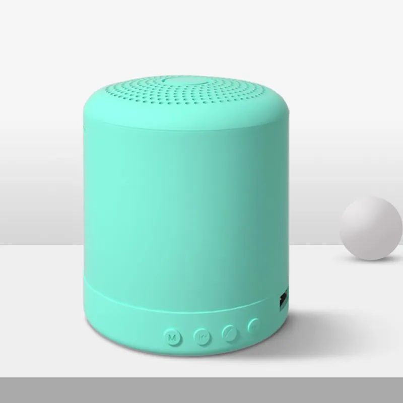Mini haut-parleur bluetooth sans fil 2021, Portable, Recharge de musique, caisson de basses, stéréo, support couleur macaron, carte tf, prise aux et usb