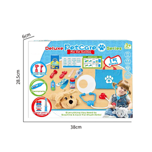 Kits de vétérinaire pour enfants avec sac de chien en peluche, jeu de simulation de vétérinaire, soins aux animaux de compagnie, jeu de médecin pour enfants, filles, 15 pièces - Product Image 6