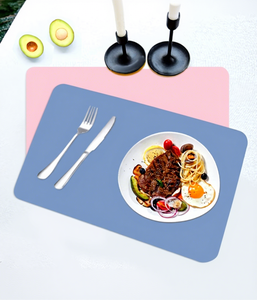 Customized Food Safe Customizable Soft Food Grade Silicone Snack Dinnerware Non-toxic Baby Feeding Placemat - Product Image 4