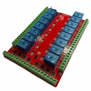 Standard RM16LS 16-channel Relay Control Module/Expansion Board Low Level 5V/12V/24V Optional