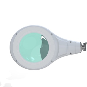 Factory Wholesale LED Magnifying Lamp with <b>Clamp</b> 5X 10X Adjustable Arm <b>Light</b> for Workbench Repair Jewelry Reading - Product Image 5