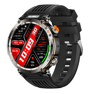 HT30 Camouflage Outdoor <strong>Smart</strong> <strong>Watch</strong> Flashlight Compass Sports IP68 Waterproof 600mAh Battery Voice Calling Unisex Worldwide - Product Image 3
