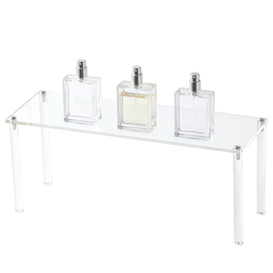 Expositor de Acrílico Transparente en Forma de U con Cuatro Pilares, Estructura Estable para Figuras y Cosméticos - Product Image 3