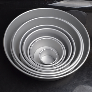 Bakeware malzemeleri araçları çıkarılabilir alt kek Pan ile alüminyum yuvarlak şifon kek kalıp - Product Image 1