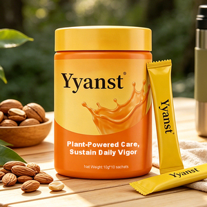 OEM Venta al por Mayor a Granel, Bebida Energética Instantánea en Polvo para el Cuidado Diario y Vigor Sostenible, a Base de Plantas, 10g*10 Sobres Individuales, Tarro de Plástico Naranja - Product Image 2