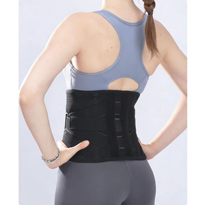 <span class=keywords><strong>Ceinture</strong></span> <span class=keywords><strong>de</strong></span> soutien lombaire respirante unisexe avec sangles réglables et coussin lombaire amovible pour la protection sportive et l'usage quotidien - Product Image 6