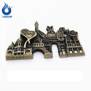 Monuments <span class=keywords><strong>de</strong></span> Paris Souvenir 3D En Métal Aimant <span class=keywords><strong>de</strong></span> Réfrigérateur Cadeau Décor À La Maison En Métal Artisanat Figurines Miniatures - Product Image 6