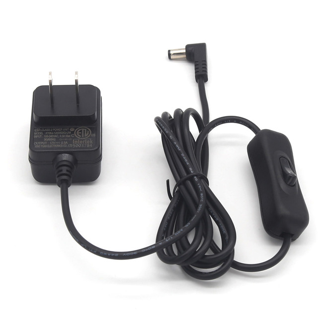 ETL Approved 12V 500mA 6W AC/DC Class 2 Power Adapter, US Plug Power Supply for LED Lights, CCTV, IoT Devices