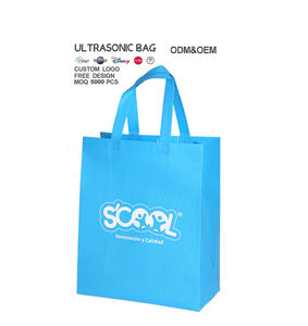 <span class=keywords><strong>Mini</strong></span> bolso de mano ultrasónico no tejido portátil personalizado OEM/ODM, bolso de compras de supermercado de moda con logotipo - Product Image 1
