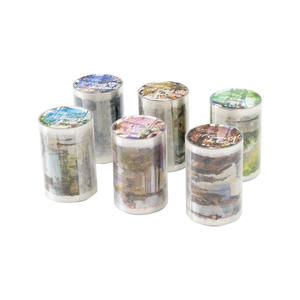 1 rouleau de ruban adhésif PET original sur le thème urbain pour le scrapbooking de cahiers faits à la main - Product Image 5