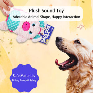 Jouet à mâcher pour chien agressif personnalisé, durable, en peluche, interactif, puzzle, qui couine, pour usage quotidien en intérieur, vente en gros - Product Image 1