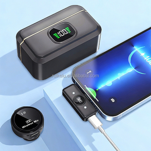 Microphone Lavalier sans Fil Q8 2-en-1 à Réduction de Bruit avec Étui de Charge pour Diffusion en Direct/<span class=keywords><strong>Studio</strong></span>/Vlog en Extérieur - Product Image 2