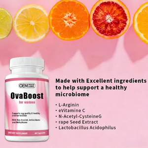 Ovaboost OEM/ODM con Mioinositol, Folato, CoQ10 y Vitaminas - Ovulación y Calidad <span class=keywords><strong>de</strong></span> Óvulos para Mujeres - Suplemento Natural para la Fertilidad - Product Image 3