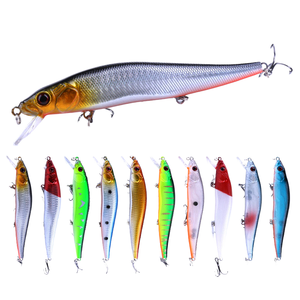 Lápiz sumergido de ojo de pez de cristal estéreo ABS Minnow señuelo Artificial suave Spinner cebo impreso condición para pesca en Arroyo - Product Image 3