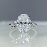 Bague en argent sterling 925 de la marque MuShan, avec moissanite VVS, style vintage, pour amie, plaquée or 18 carats, brevet MST, bijoux GRA