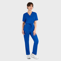 Uniforme d'infirmière respirant avec logo personnalisé, uniforme d'hôpital, vêtements de travail pour salon de beauté dentaire, uniforme médical, ensemble de blouses médicales pour hommes et femmes