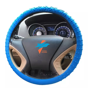Cubierta Universal Antideslizante de Silicona para <span class=keywords><strong>Volante</strong></span>, Impermeable, Duradera, Deportiva, de Lujo, Compatible con <span class=keywords><strong>Toyota</strong></span> <span class=keywords><strong>Yaris</strong></span> Volkswagen, Otros Coches - Product Image 2