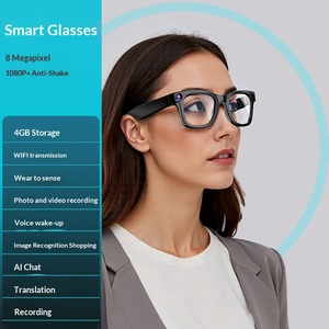 Nuevas Gafas Inteligentes G300 con Cámara, Grabación Antivibración, Traducción Simultánea por IA, Reconocimiento de Objetos, Llamadas por Bluetooth - Product Image 2