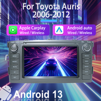 Radio Android 4G WIIF Carplay pour Toyota Auris 2006-2012, autoradio FM, lecteur multimédia vidéo, navigation GPS, autoradio stéréo