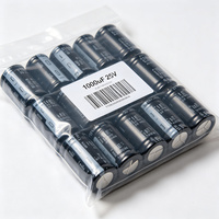 Condensateur à faible fuite 1000uF-25V-13x21mm 13x21mm 25V DC pour l'électronique grand public