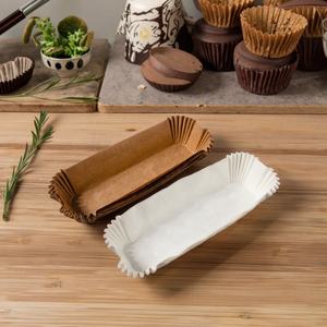 Apto para horno hasta 230 °   Caja <span class=keywords><strong>de</strong></span> Plástico Blanca <span class=keywords><strong>de</strong></span> 7.5x3.5x2.5 Pulgadas, Tipo Concha, Siliconada, Paquete <span class=keywords><strong>de</strong></span> 100, Moldes <span class=keywords><strong>de</strong></span> Papel para Pastel <span class=keywords><strong>de</strong></span> 2 lb - Product Image 3