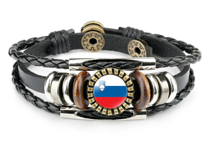 Cổ Điển Retro Châu Âu Quốc Gia Cờ Mô Hình Vòng Đeo Tay Từ Croatia Khuyến Mại Cờ & Biểu Ngữ - Product Image 5