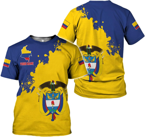 Camisas Personalizadas de Columbia, Camisas de Verano, Chemise Colombie Pour Hommes, Camisetas Colombianas - Product Image 3