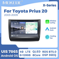 Autoradio Android MEKEDE X10 X20 X30 X40 avec ventilateur de refroidissement 2K, Car-play, DSP, navigation pour Toyota Prius 20 2003-2009
