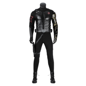 Disfraz de Cosplay de Soldado de Invierno de Marvel, Personalizable, Completo, en Cuero Sintético, Mezclilla y Lona, para Hombre - Product Image 1