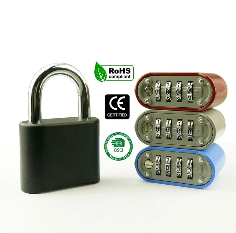 Número de Segurança de Segurança Fechadura Digital Candado 4 Dígitos Combinação cadeado master lock heavy duty fechadura da porta para a porta do armário