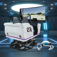Simulateur de conduite à écran incurvé dynamique pour six personnes Shuoshiwang VR équipement d'enseignement de conduite
