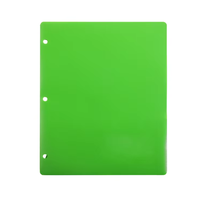 Classeurs en plastique PP durables format Lettre à 3 trous, avec 2 pochettes, pour l'organisation de documents scolaires et de bureau – Vente en gros