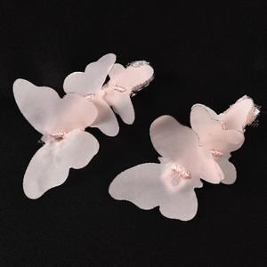 Bandeaux de mode pour filles pour l'été et le printemps Clips et accessoires pour bébés papillon en mousseline de soie - Product Image 6