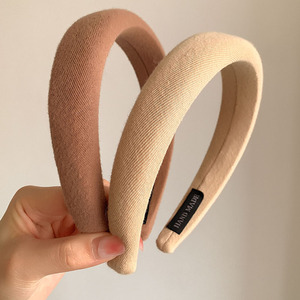 ที่คาดผมผ้าสีพื้นแบบฟูฟ่องสำหรับผู้หญิงและเด็กผู้หญิง - Product Image 5