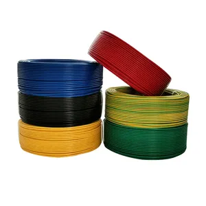 High quality standard 0.5mm 0.75mm 1.5mm 2.5mm 4mm 6mm 10mm 16mm 25mm 35mm 50mm 70mm single core electrical cable wire