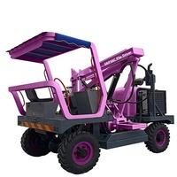 Vibro-compacteur hydraulique statique pour pieux, machine de piquage vibratoire portable, petit piqueur de pieux