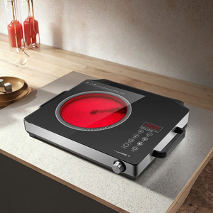 Cuisinière encastrable commerciale en céramique haute puissance 3500W, nouvelle cuisinière à induction multifonction électrique à ondes infrarouges lointaines - Product Image 2