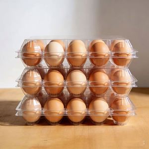 Plateau d'emballage pour œufs de poule en plastique de haute qualité à prix abordable, 6/8/10/12/15/30 alvéoles, en vente - Product Image 5
