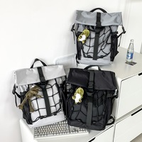 Sac à dos tendance pour ordinateur portable, idéal pour l'école, le cyclisme, les activités de plein air, le sport, et comme sacoche pour casque de moto