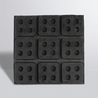Support anti-vibrations Easyflex Brand Waffle Pad 3/4" x 12" x 12" pour équipements et machines industriels