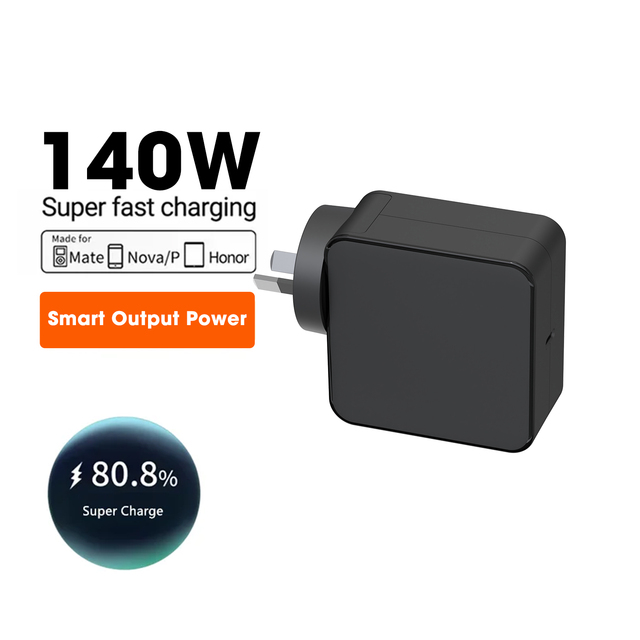 140W GaN Chargers Multi-Port Qc3.0 PD3.1 100W Charger Quick Type C PD Charger Super Fast USB GaN Charging Power Adapter