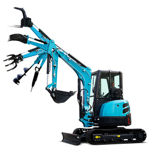 Mini-excavatrice sur chenilles 2,5 tonnes avec moteur EPA, certifiée CE 1 2 3 4, pour usage domestique, compacte et hydraulique, livraison gratuite - Product Image 5