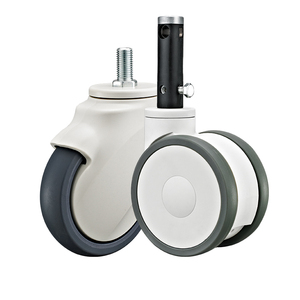 5 "6" Bệnh viện Y tế giường <span class=keywords><strong>Caster</strong></span> bánh xe trung tâm khóa <span class=keywords><strong>Caster</strong></span> trung tâm khóa bánh xe đôi bánh xe khóa trung tâm cho bệnh viện - Product Image 5